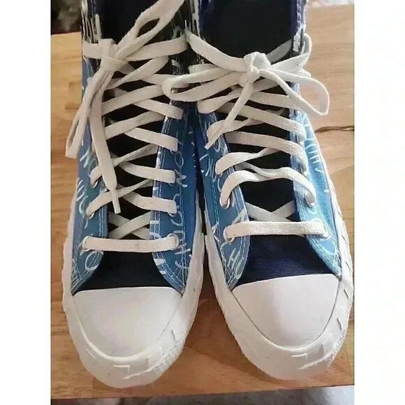 Converse 172573C UNT1TL3D High Not A Chuck University Blue Sneakers Sz M9 W11 - Picture 2 of 8